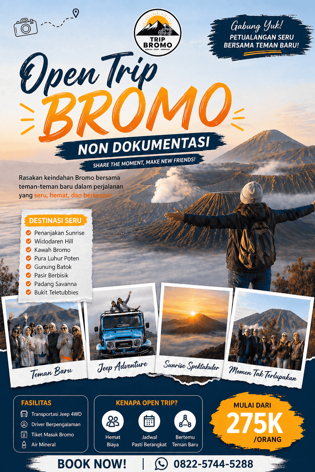 Open Trip Tour Bromo - Non Dokumentasi