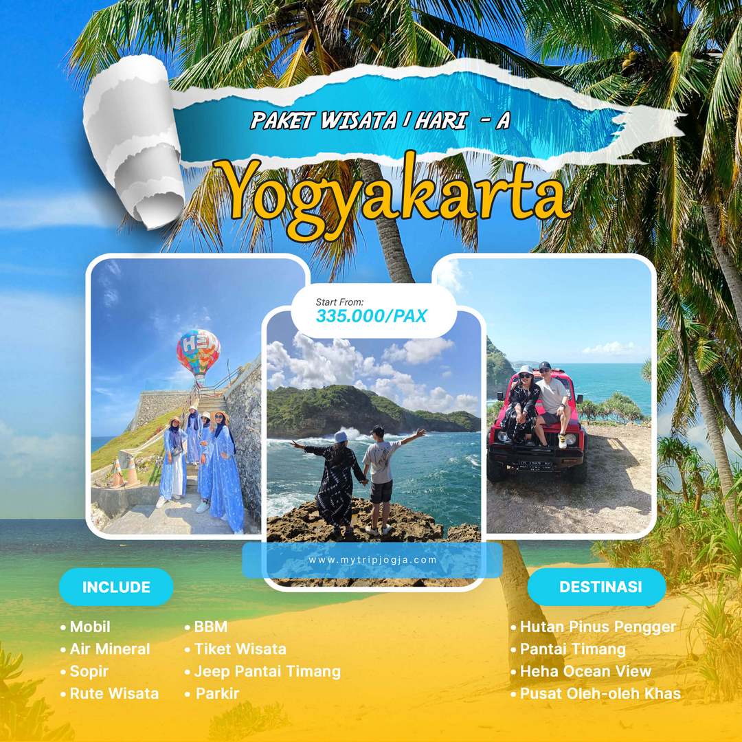 Paket Wisata 1 Hari Yogyakarta -A