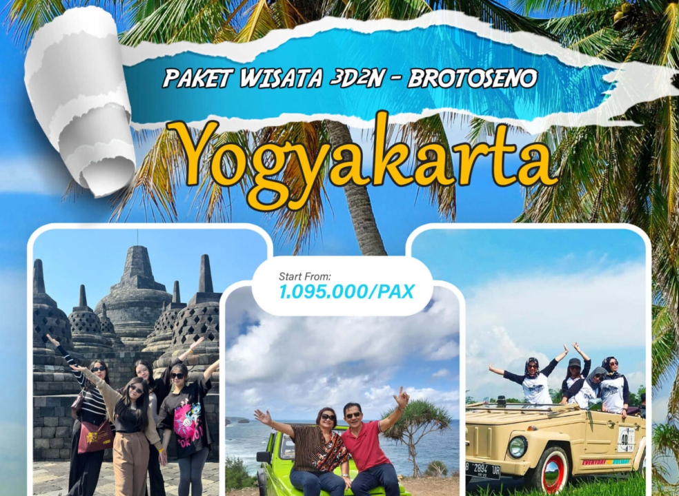 Paket Wisata 3 Hari 2 Malam Yogyakarta - BROTOSENO