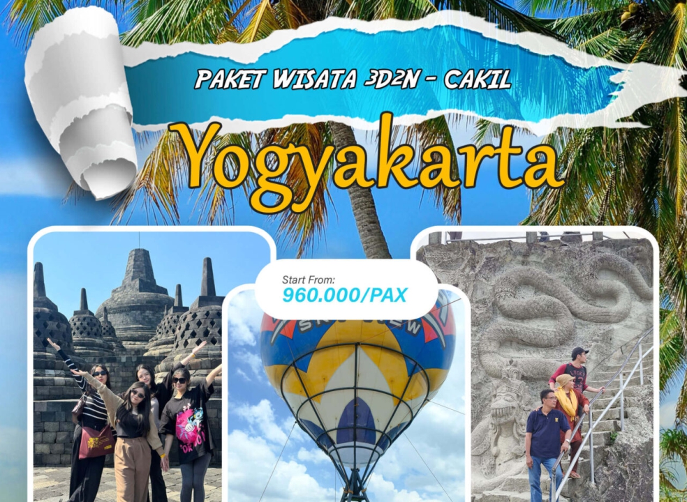 Paket Wisata 3 Hari 2 Malam Yogyakarta - CAKIL