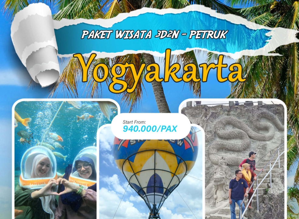 Paket Wisata 3 Hari 2 Malam Yogyakarta - PETRUK