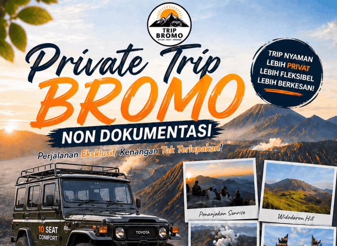 Private Trip Tour Bromo Jeep 10 Seat - Non Dokumentasi