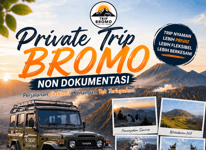 Private Trip Tour Bromo Jeep 6 Seat - Non Dokumentasi